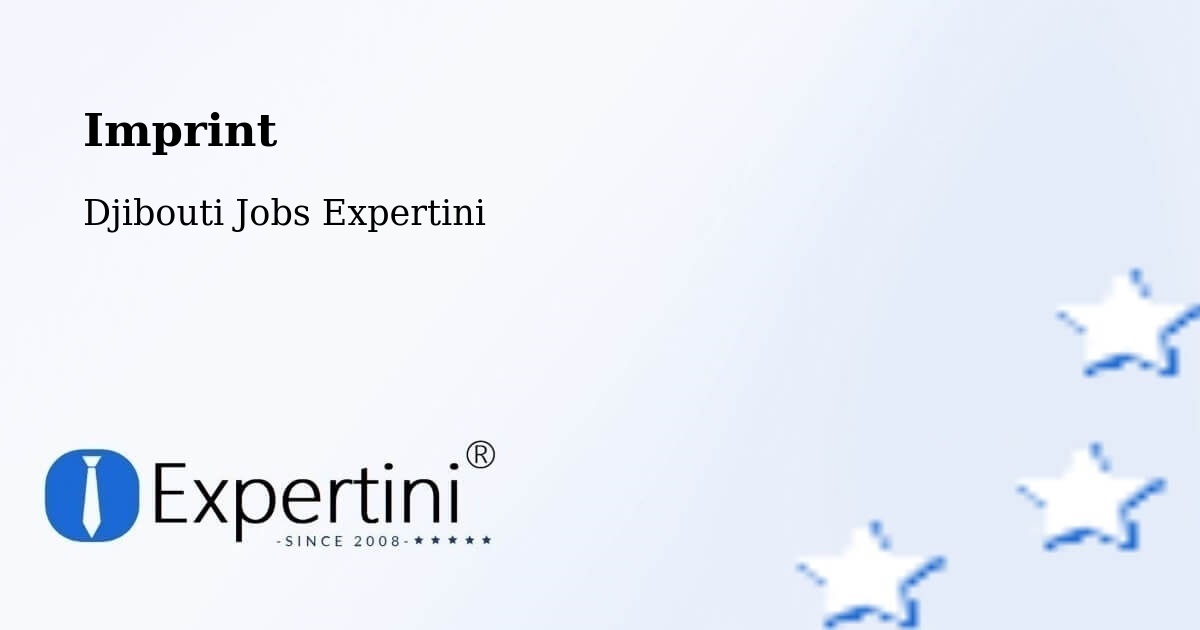 Imprint – Dorra - Djibouti Jobs Expertini